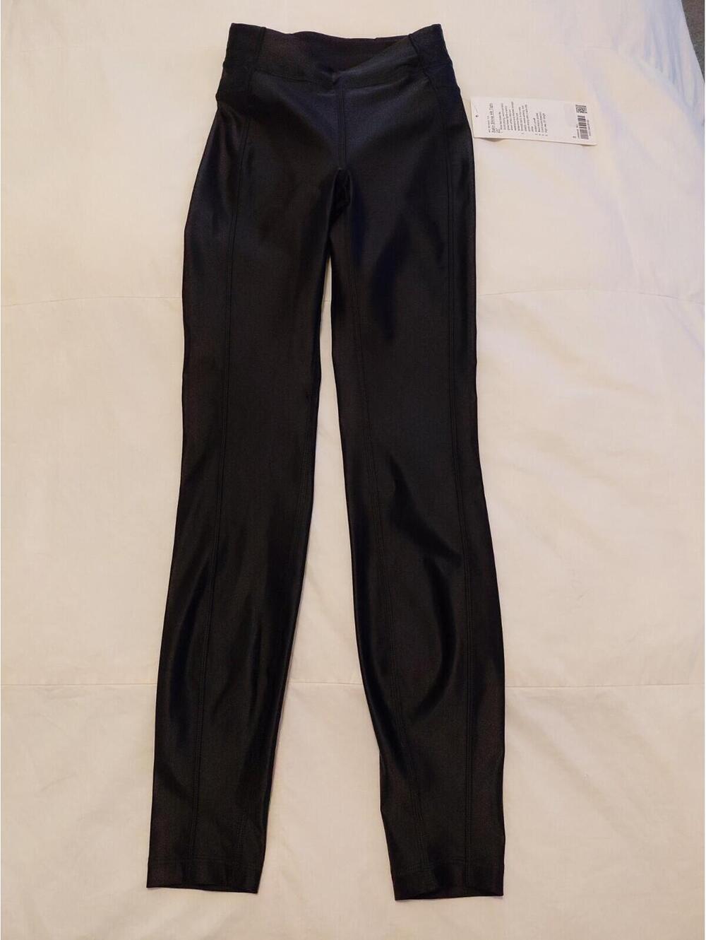 NEW Lululemon Satin Shine HR Tight 25" Black Size 0
